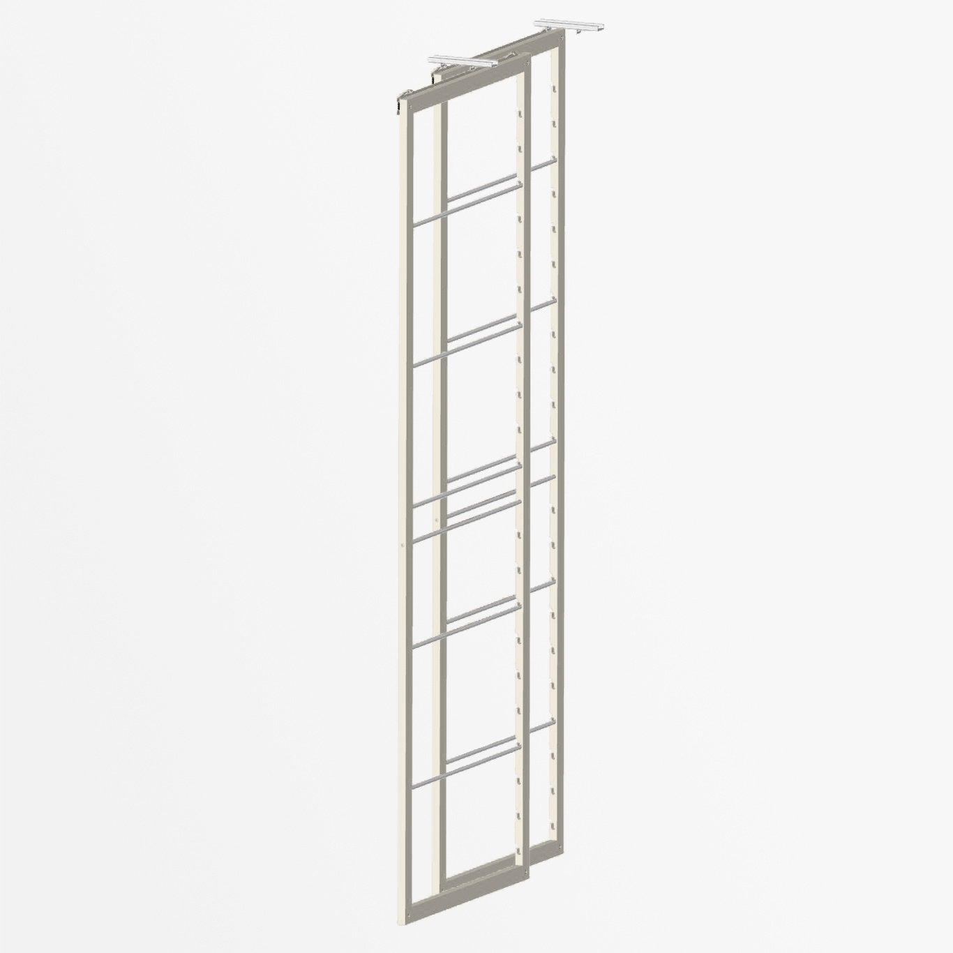 2 Frames | 30″ depth Bamboo | Off-White