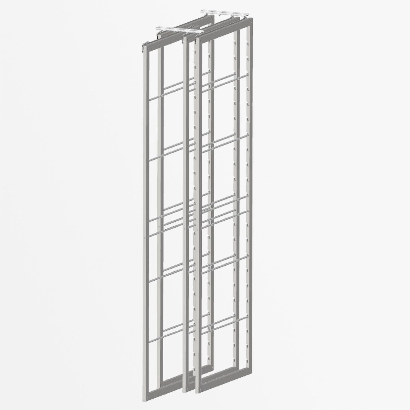 4 Frames | 30″ depth Bamboo | Gray