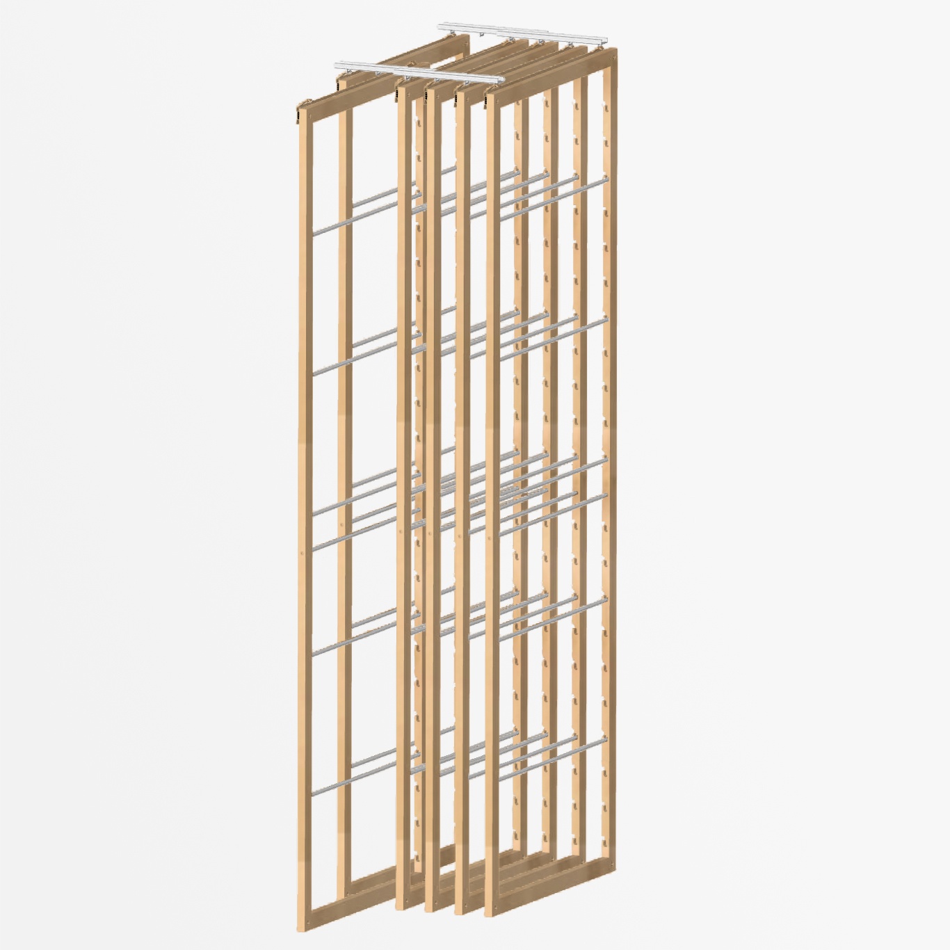 6 Frames | 30″ depth Bamboo | Clearcoat