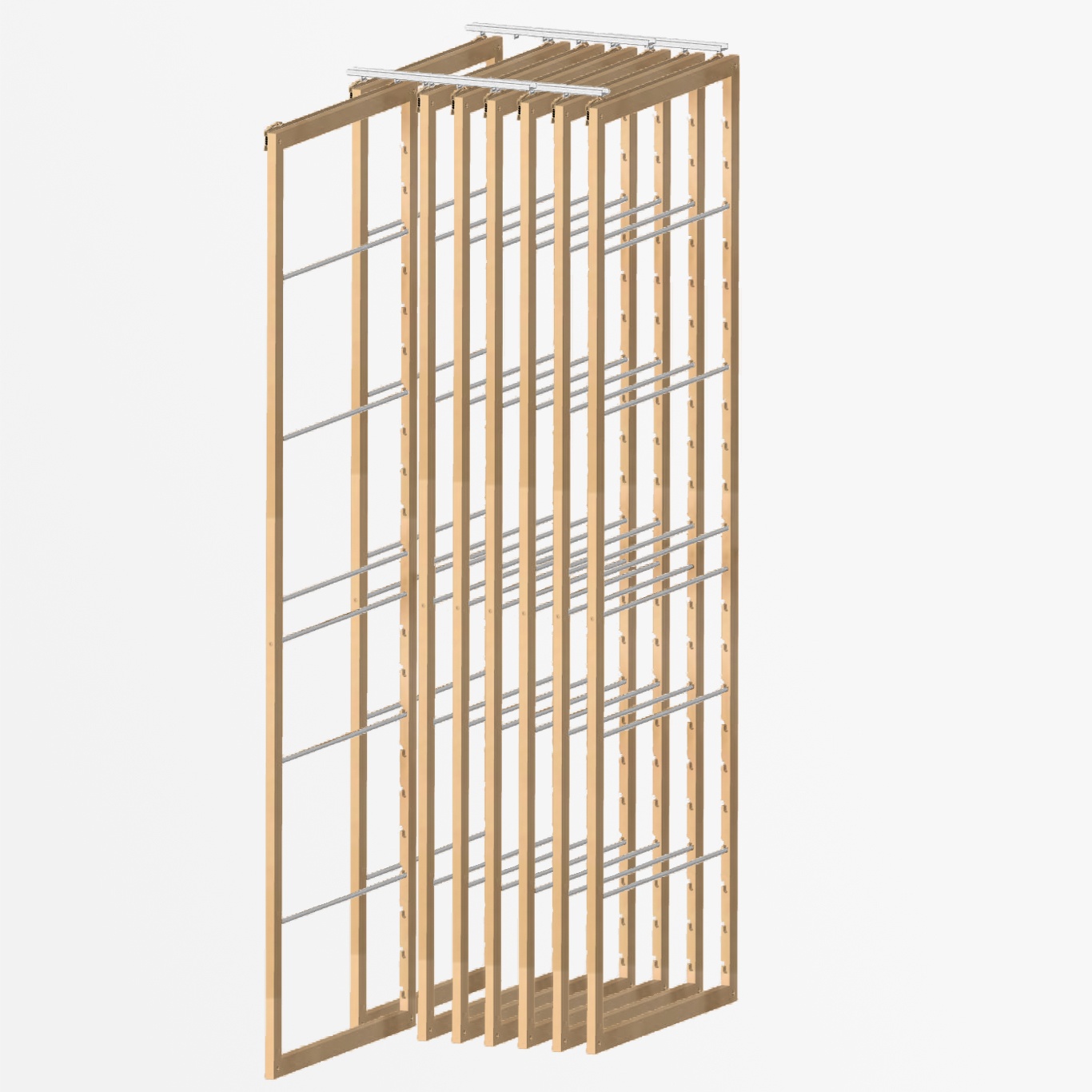 8 Frames | 30″ depth Bamboo | Clearcoat