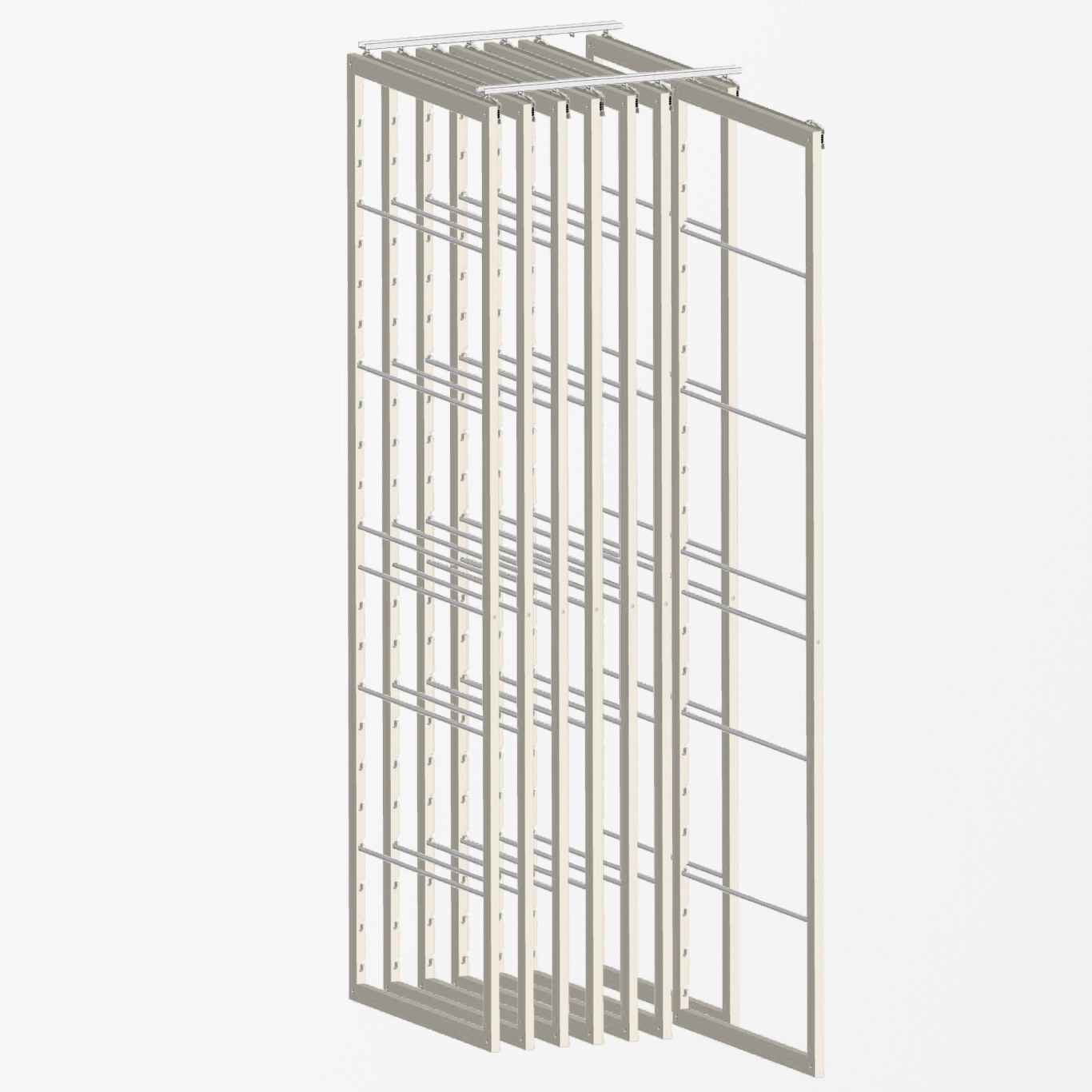 8 Frames | 30″ depth Bamboo | Off-White